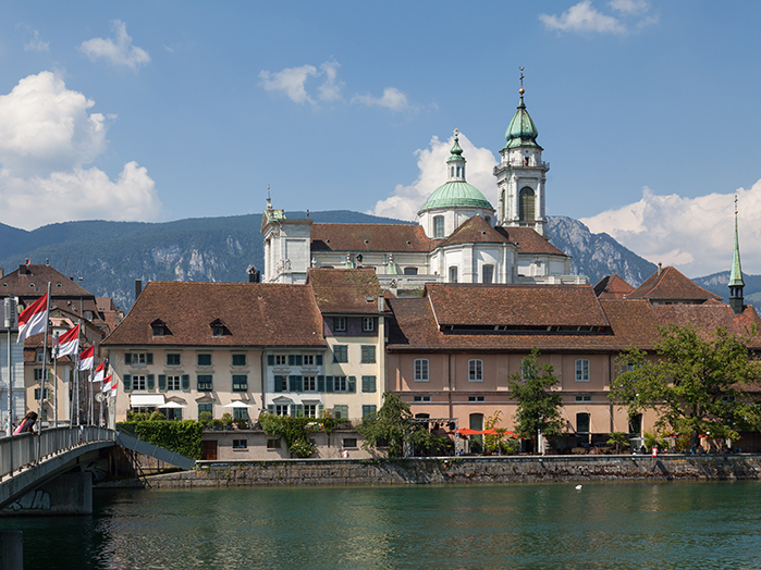 Blick auf Solothurn – attraktives Arbeitsumfeld in historischer und naturnaher Umgebung
