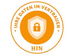 Label des Health Info Net AG HIN