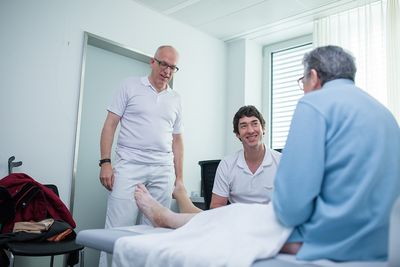 Angiologische Beurteilung Eine angiologische Untersuchung